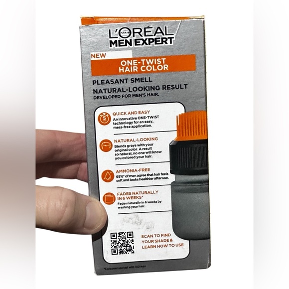 L’Oreal Paris Men Expert One Twist Mess Free Hair Color, Light Medium Brown 05 - Picture 2 of 6